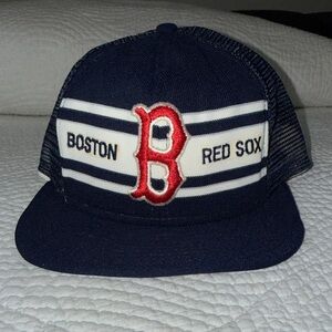 Vintage Boston Red Sox Navy Trucker Hat